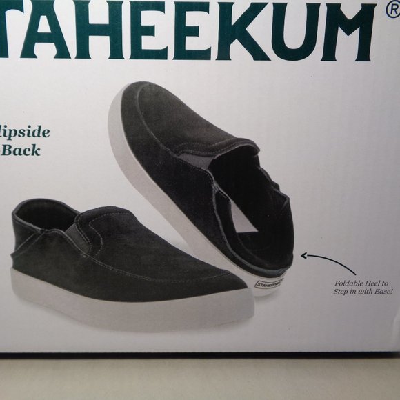 Staheekum Size 9.5 M FLIPSIDE Black Suede Slip On Loafers New Men\'s Shoes